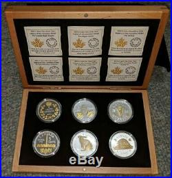 Legacy of the Nickel 2015 Canada Fine Silver 6-Coin Set