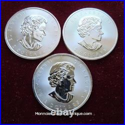 Lot 2.25 oz Silver Canada Wildlife Series 3/4 oz