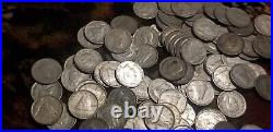 Lot Of 100 Canada Silver 10 Cent Coins From 1930's To 40's Rare Collection