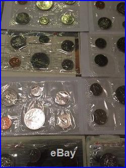 Lot Of 40 Uncirculated Coin Set Canada From 1964 To 2012 No Duplicate Inc Silver