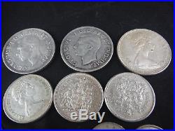 Lot Of Canada, Canadian Silver Coins 80% $11.80 Face Bullion