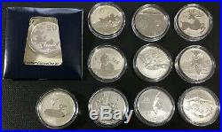 Lot of 11 $20 for $20 Canadian Mint 1/4 oz. 99.99% Silver Coins