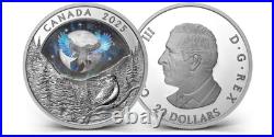 MOON SKY RAVEN 2025 CANADA HOLOGRAPHIC INUIT 1oz. 9999 Pure Silver $20 Coin MOON SKY RAVEN 2025 CANADA HOLOGRAPHIC INUIT 1oz. 9999 Pure Silver $20 Coin