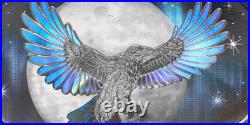 MOON SKY RAVEN 2025 CANADA HOLOGRAPHIC INUIT 1oz. 9999 Pure Silver $20 Coin MOON SKY RAVEN 2025 CANADA HOLOGRAPHIC INUIT 1oz. 9999 Pure Silver $20 Coin