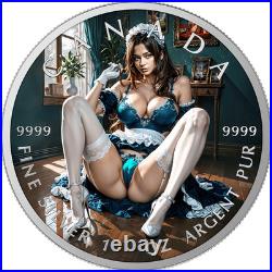 Maid Temptation 1 oz 999.9 Silver Coin $5 Canada 2026