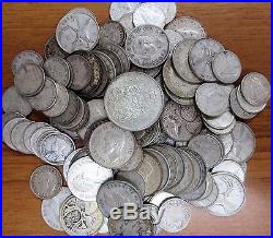 Mixed date Silver Coins from Canada dated 1902 and up. $18.35 Face Value