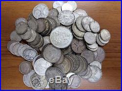 Mixed date Silver Coins from Canada dated 1902 and up. $18.35 Face Value