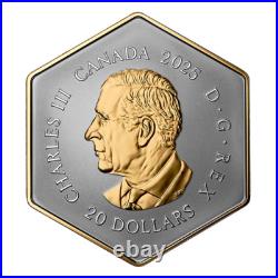 NATURE'S DELIGHT THE HONEY BEE 2025 CANADA 1oz. 9999 Pure Silver Proof $20 Coin