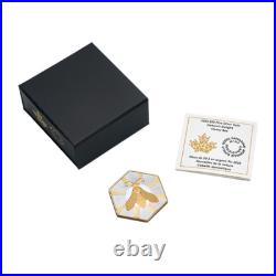 NATURE'S DELIGHT THE HONEY BEE 2025 CANADA 1oz. 9999 Pure Silver Proof $20 Coin