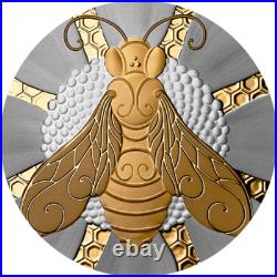NATURE'S DELIGHT THE HONEY BEE 2025 CANADA 1oz. 9999 Pure Silver Proof $20 Coin