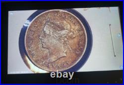 NICE GRADE 1900 Canada 25 Cents. 925% Silver Coin LOW Mintage Nice album filler
