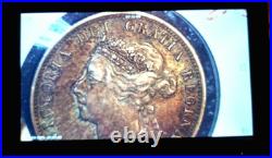 NICE GRADE 1900 Canada 25 Cents. 925% Silver Coin LOW Mintage Nice album filler