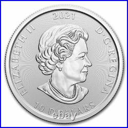 NORTHERN WEREWOLF 2021 CANADA RCM 2oz. 9999 Pure Silver Bullion $10 Coin