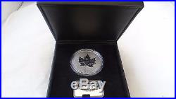 NOS 1998 Royal Canadian Mint $50 Silver 10 oz 10th Anniversary Coin COA