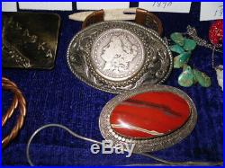Native American Sterling Silver Jewelry LoT COINS ALASKA CANADA TOTEM POLE ++