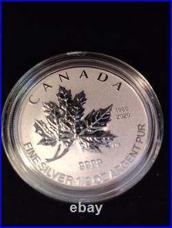 O- CANADA 2020 CANADA. 9999 Silver 5 Coins Fractional Proof Set With OGP & CoA