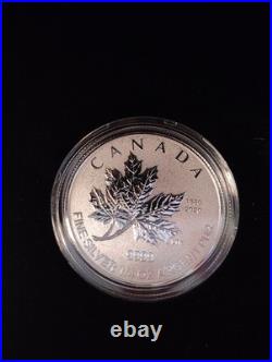 O- CANADA 2020 CANADA. 9999 Silver 5 Coins Fractional Proof Set With OGP & CoA