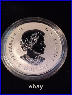 O- CANADA 2020 CANADA. 9999 Silver 5 Coins Fractional Proof Set With OGP & CoA