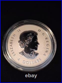 O- CANADA 2020 CANADA. 9999 Silver 5 Coins Fractional Proof Set With OGP & CoA