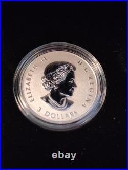 O- CANADA 2020 CANADA. 9999 Silver 5 Coins Fractional Proof Set With OGP & CoA