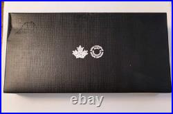 O- CANADA 2020 CANADA. 9999 Silver 5 Coins Fractional Proof Set With OGP & CoA