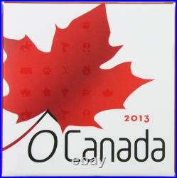 O Canada 2013 CARIBOU & Baby Reindeer Calf $25 1 Oz Pure Silver Proof FULL OGP
