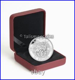 O Canada 2013 CARIBOU & Baby Reindeer Calf $25 1 Oz Pure Silver Proof FULL OGP