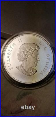 O Canada 2014 Proof Gem $10 Silver Coin Moose