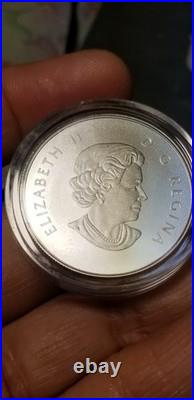 O Canada 2014 Proof Gem $10 Silver Coin Moose