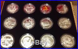 Oh Canada 2013 12 x 10 dollar silver coin set