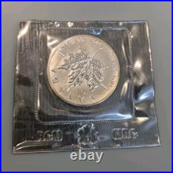 One, 1 Ounce Sealed RCM Silver Maple Coin 1989 Excellent, Mint Sealed BU Grade