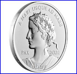 PAX Lady Peace Dollar 2021 CANADA 1oz. 9999 Pure Silver UHR $1 Coin