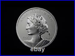 PAX Lady Peace Dollar 2021 CANADA 1oz. 9999 Pure Silver UHR $1 Coin