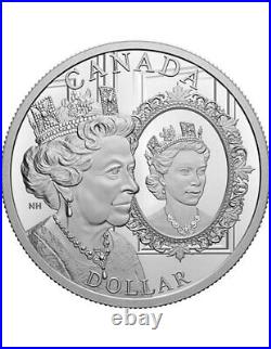 PLATINUM JUBILEE OF HER MAJESTY QUEEN ELIZABETH II Silver Coin 1$ Canada 2022