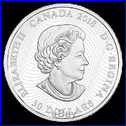 POLAR BEAR Arctic Animals GLOWS Northern Lights 2 Oz Silver Coin Canada 2018
