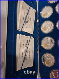 POWERED FLIGHT IN CANADA, First 50 Years 10 silver coin set, -2579