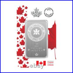 PREMIUM SILVER BULLION RCM Assay Packaging 2025 CANADA $5 1oz. 9999 Silver Bar