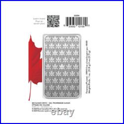PREMIUM SILVER BULLION RCM Assay Packaging 2025 CANADA $5 1oz. 9999 Silver Bar