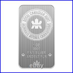 PREMIUM SILVER BULLION RCM Assay Packaging 2025 CANADA $5 1oz. 9999 Silver Bar