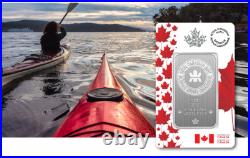 PREMIUM SILVER BULLION RCM Assay Packaging 2025 CANADA $5 1oz. 9999 Silver Bar