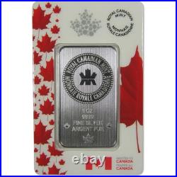 PREMIUM SILVER BULLION RCM Assay Packaging 2025 CANADA $5 1oz. 9999 Silver Bar