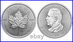PURE SILVER Canadian Maple Leaf COIN RING SIZES 7-13 Handmade Canada US America