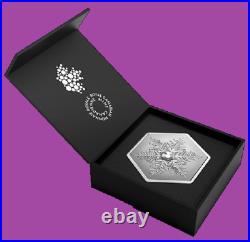 Pre 2023 Canada PROOF Silver $20 Dollar Hexagon Coin Crystal Snowflake Mint UNC