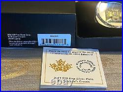 Pure Silver Coin The St. Edward's Crown- Mintage 6,000 (2023)