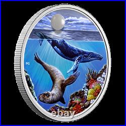 Pure Silver Coin Under a Hopeful Moon Mintage 2,500 (2020)