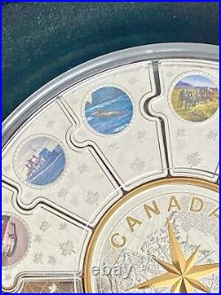 Pure Silver Puzzle Coin Set Canadian Passages-Mintage 800 (2022)