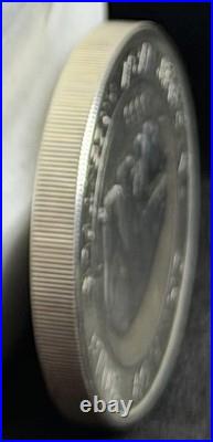 QE II SILVER COIN, CANADIAN 8 DOLLARS, 1.5oz. 9999 SILVER, 2015, NICE