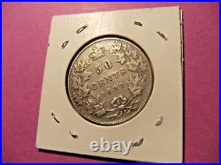 RARE 1899 Canada Silver 50 Cent Coin Small 9 Grade VF20/VF30-REDUCED PRICE