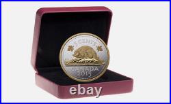 RARE 2015 Canada 5-cent Silver 5oz Coin Big Coin Series Nickel. 9999