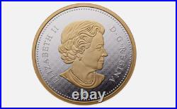RARE 2015 Canada 5-cent Silver 5oz Coin Big Coin Series Nickel. 9999